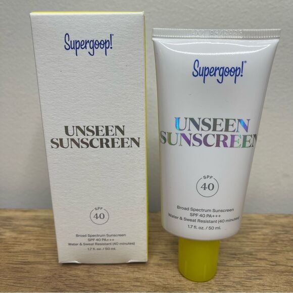 Supergoop! Unseen Sunscreen SPF 40 Weightless Clean Vegan Oil Free Sealed 1.7 Oz - Picture 1 of 9